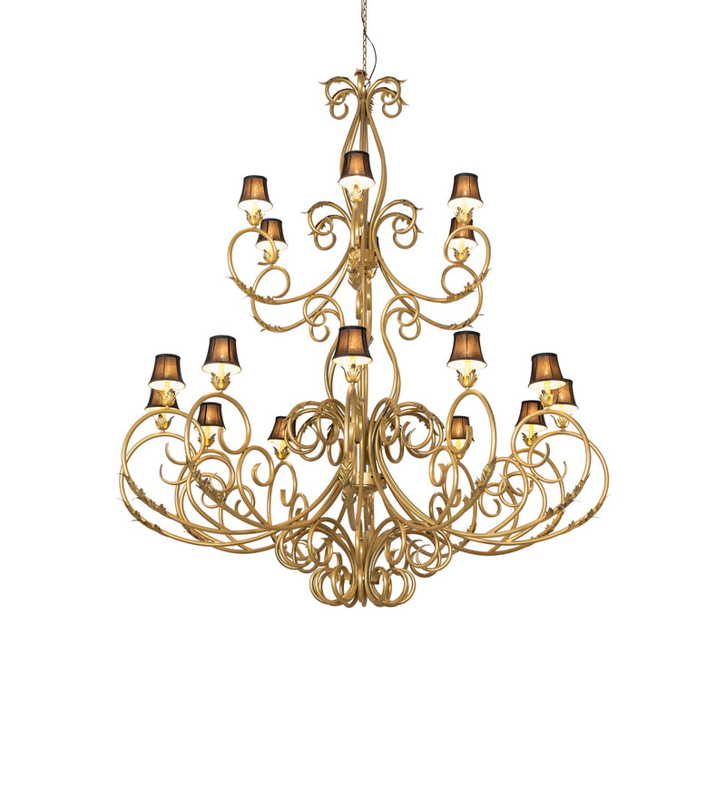 Meyda Tiffany 120320 18 Light Chandelier, Spanish Gold
