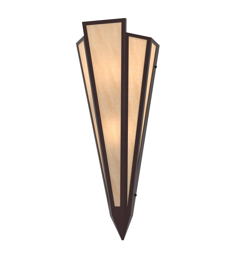 Meyda Tiffany 255738 Two Light Wall Sconce, Mahogany Bronze
