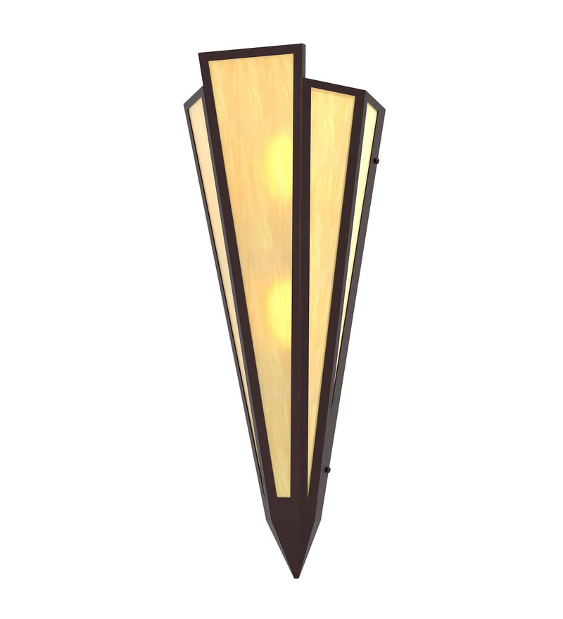 Meyda Tiffany 255745 Two Light Wall Sconce, Mahogany Bronze