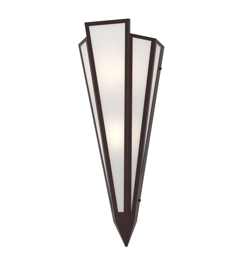 Meyda Tiffany 255747 Two Light Wall Sconce, Mahogany Bronze