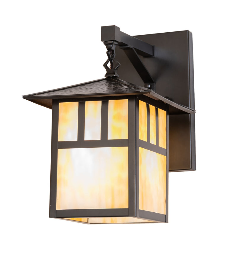 Meyda Tiffany 283154 One Light Wall Sconce, Black Patina
