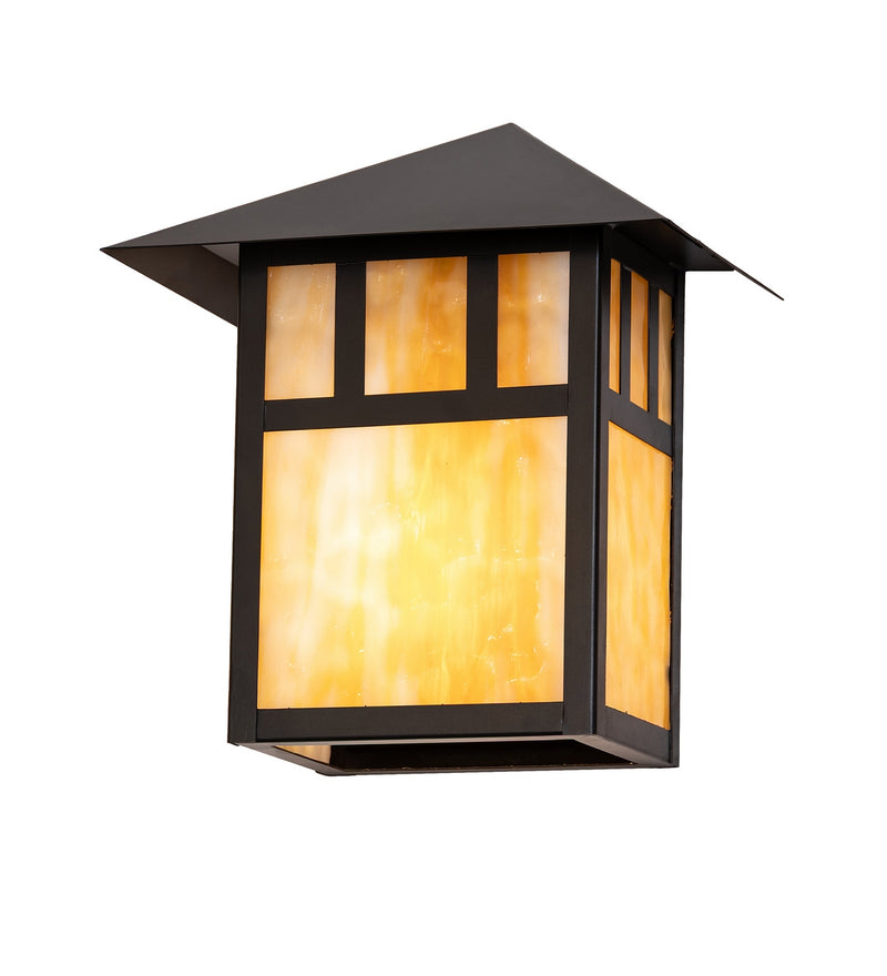 Meyda Tiffany 283209 One Light Wall Sconce, Black Patina