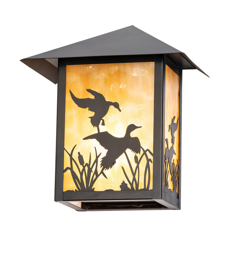 Meyda Tiffany 283212 One Light Wall Sconce, Black Patina