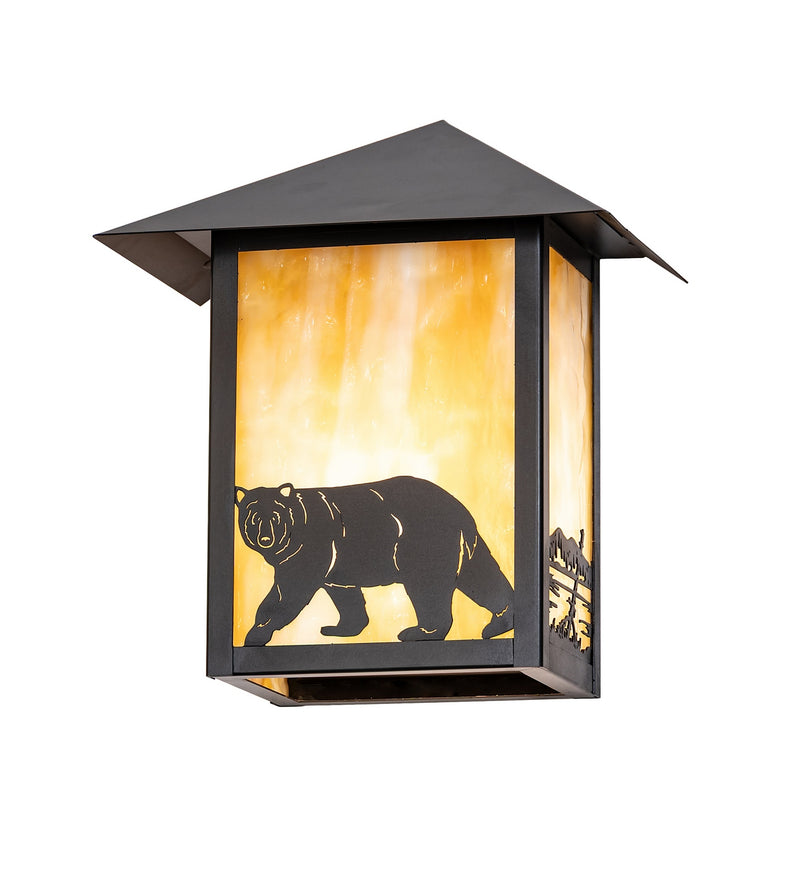 Meyda Tiffany 283213 One Light Wall Sconce, Black Patina