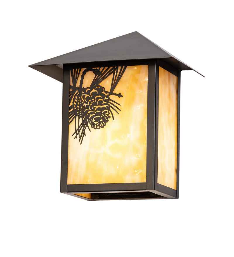Meyda Tiffany 283217 One Light Wall Sconce, Black Patina