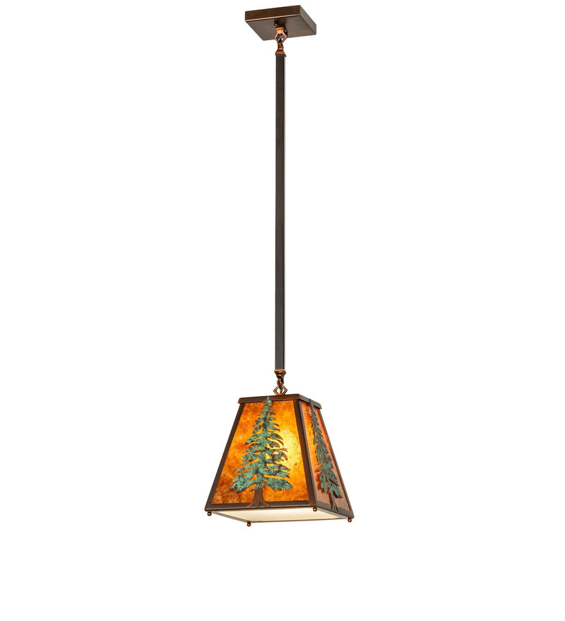Meyda Tiffany 285049 One Light Pendant, Vintage Copper