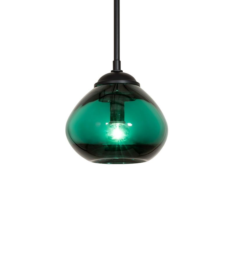 Meyda Tiffany 289676 One Light Pendant, Solar Black