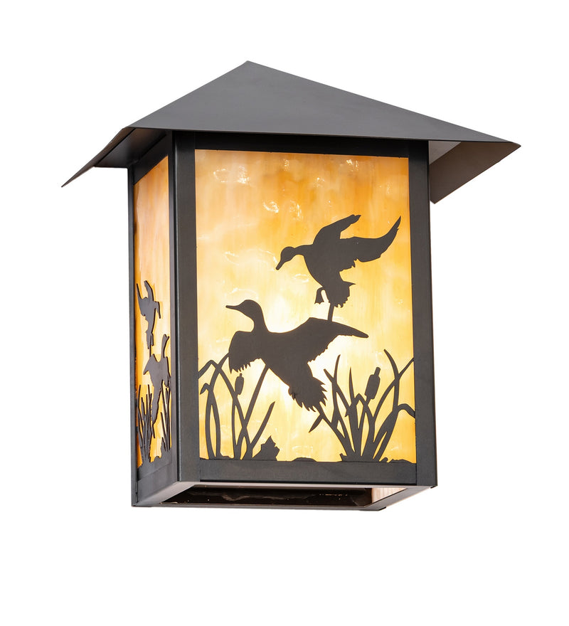 Meyda Tiffany 290075 One Light Wall Sconce, Black Patina