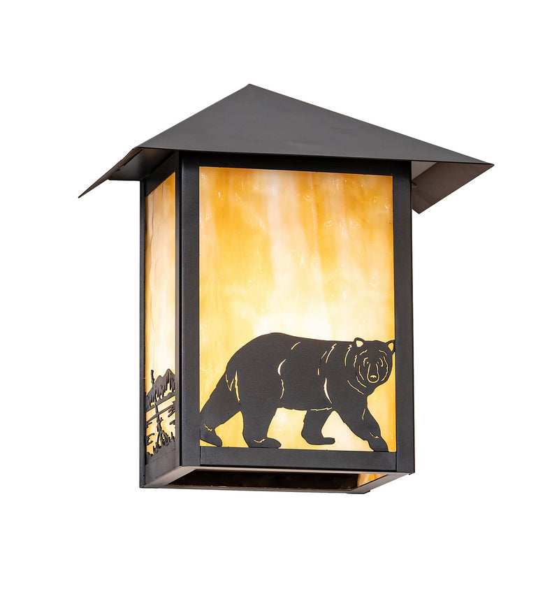 Meyda Tiffany 290076 One Light Wall Sconce, Black Patina