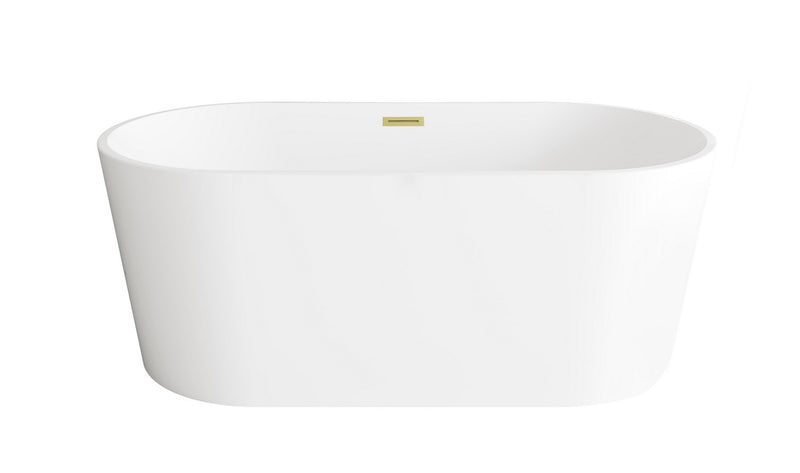 Elegant Lighting BT30159GW-BGD Bathtub, Glossy White