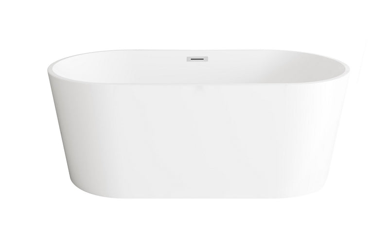 Elegant Lighting BT30159GW-PCH Bathtub, Glossy White