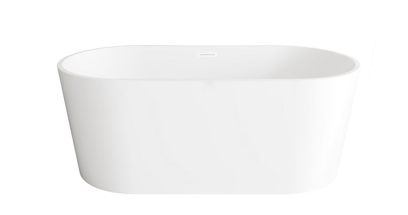 Elegant Lighting BT30159GW-WHT Bathtub, Glossy White