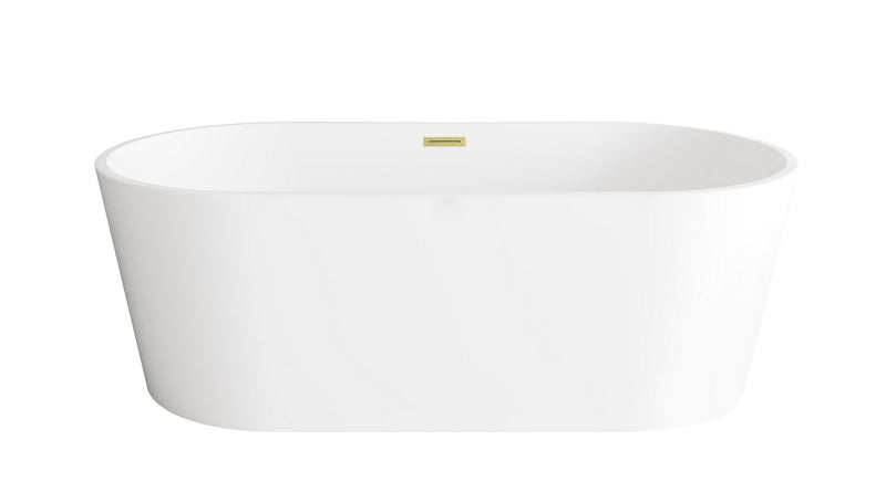 Elegant Lighting BT30167GW-BGD Bathtub, Glossy White