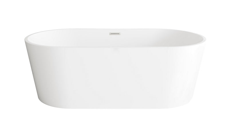 Elegant Lighting BT30167GW-BNK Bathtub, Glossy White