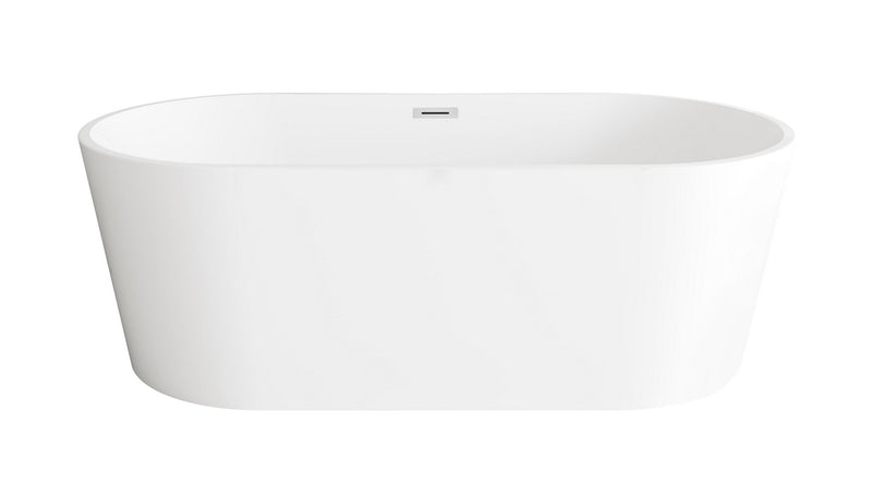 Elegant Lighting BT30167GW-PCH Bathtub, Glossy White