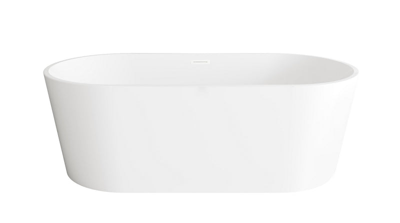 Elegant Lighting BT30167GW-WHT Bathtub, Glossy White
