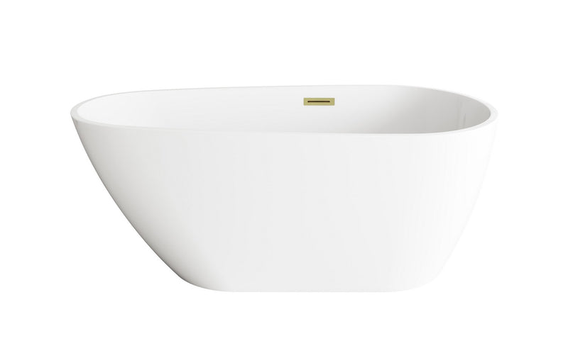 Elegant Lighting BT30259GW-BGD Bathtub, Glossy White