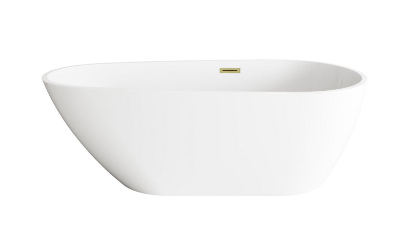 Elegant Lighting BT30267GW-BGD Bathtub, Glossy White