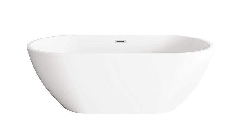 Elegant Lighting BT30367GW-PCH Bathtub, Glossy White