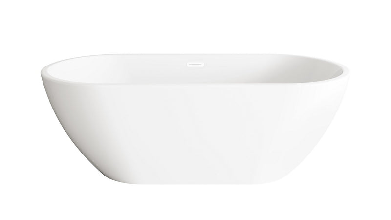 Elegant Lighting BT30367GW-WHT Bathtub, Glossy White