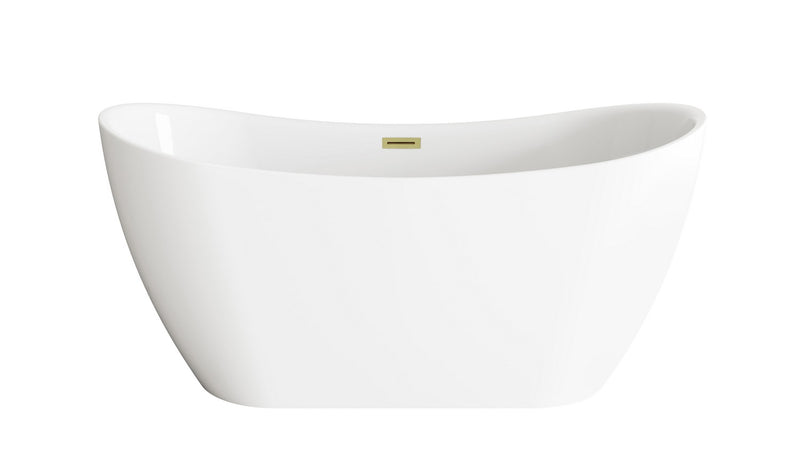 Elegant Lighting BT30459GW-BGD Bathtub, Glossy White