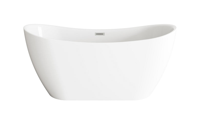 Elegant Lighting BT30459GW-BNK Bathtub, Glossy White