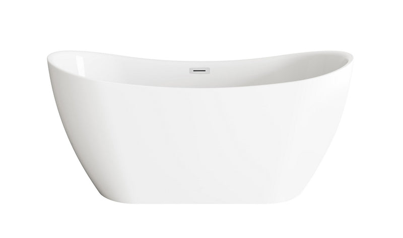 Elegant Lighting BT30459GW-PCH Bathtub, Glossy White