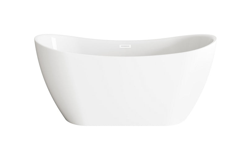 Elegant Lighting BT30459GW-WHT Bathtub, Glossy White