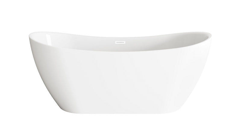 Elegant Lighting BT30467GW-WHT Bathtub, Glossy White