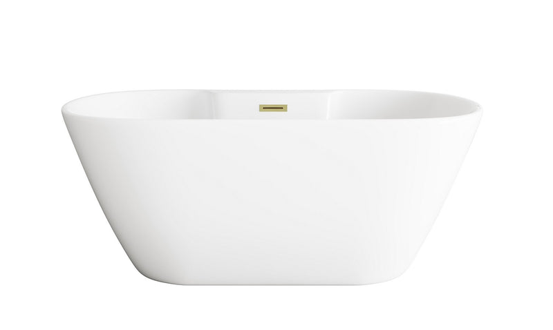 Elegant Lighting BT30559GW-BGD Bathtub, Glossy White