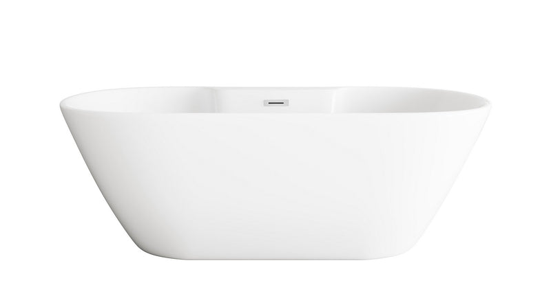 Elegant Lighting BT30567GW-PCH Bathtub, Glossy White