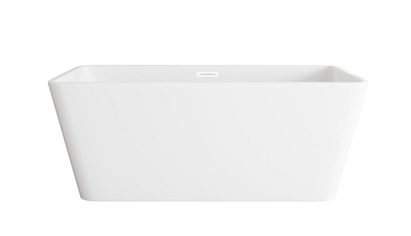 Elegant Lighting BT30659GW-WHT Bathtub, Glossy White