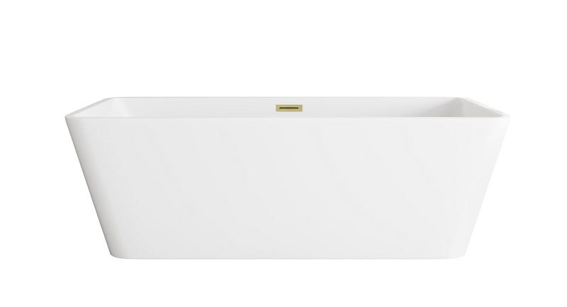 Elegant Lighting BT30667GW-BGD Bathtub, Glossy White