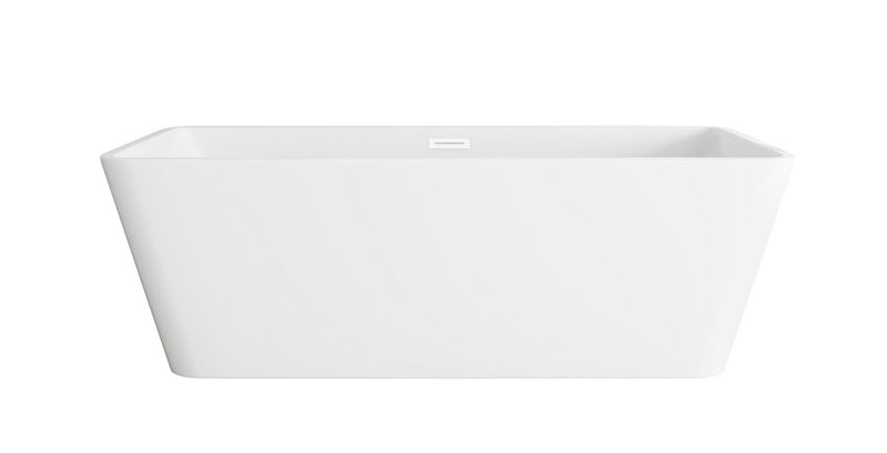 Elegant Lighting BT30667GW-WHT Bathtub, Glossy White
