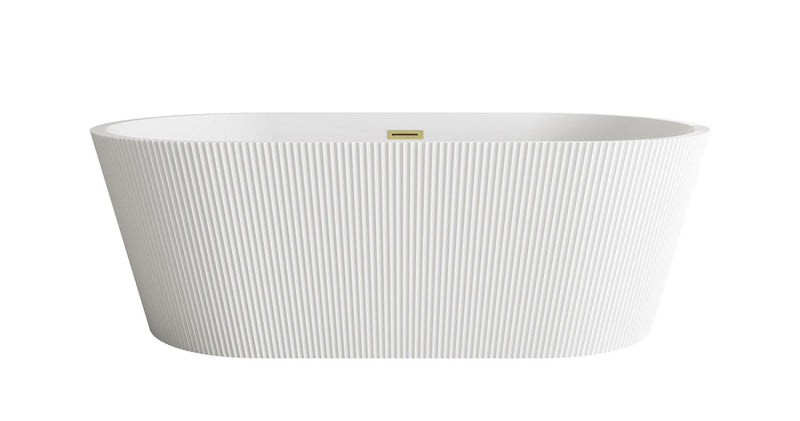 Elegant Lighting BT30767GW-BGD Bathtub, Glossy White