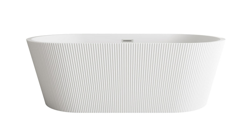 Elegant Lighting BT30767GW-BNK Bathtub, Glossy White
