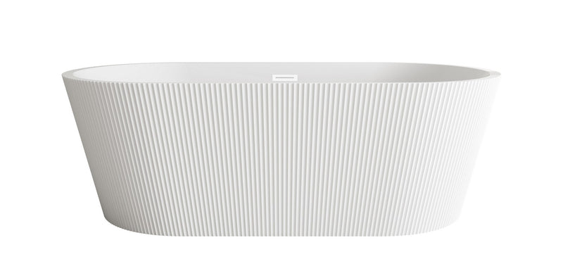 Elegant Lighting BT30767GW-WHT Bathtub, Glossy White