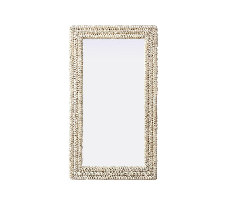 Elegant Lighting MR4A2442LN Mirror, Linen White