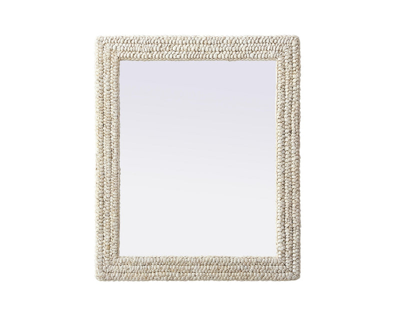 Elegant Lighting MR4A3036LN Mirror, Linen White
