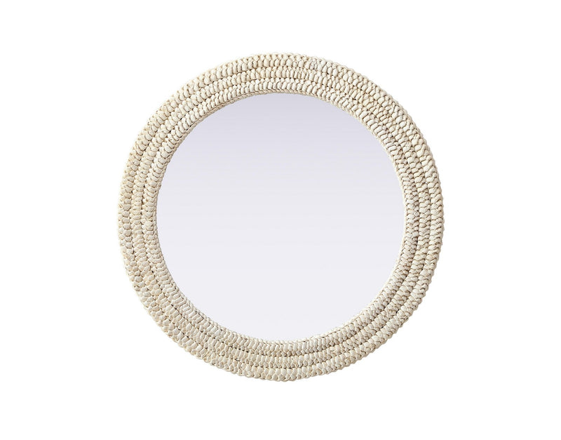 Elegant Lighting MR4B30LN Mirror, Linen White