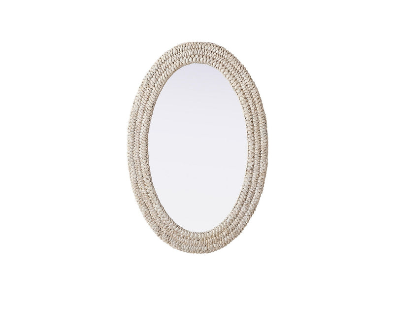 Elegant Lighting MR4C2436LN Mirror, Linen White