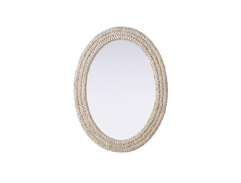 Elegant Lighting MR4C2736LN Mirror, Linen White