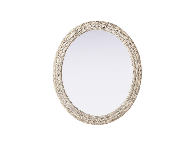 Elegant Lighting MR4C3642LN Mirror, Linen White