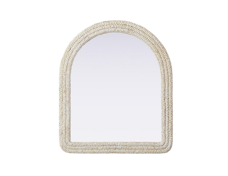 Elegant Lighting MR4G3642LN Mirror, Linen White