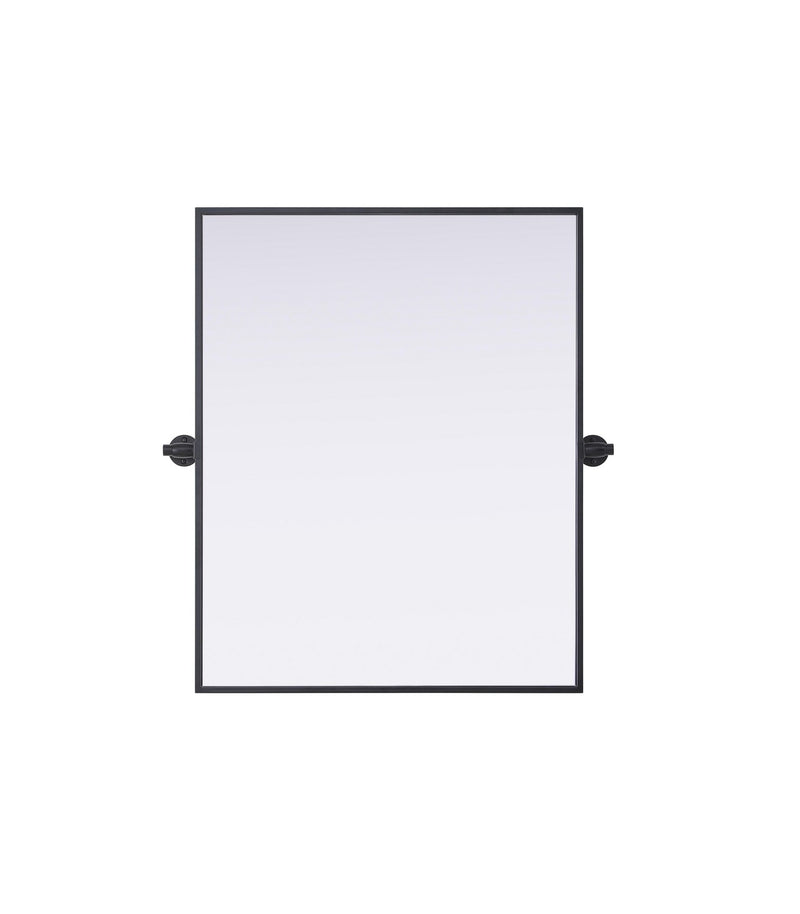 Elegant Lighting MR6H2430BLK Mirror, Black