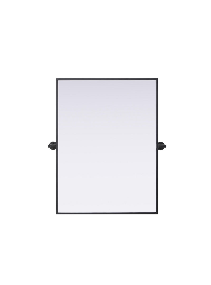 Elegant Lighting MR6H2432BLK Mirror, Black