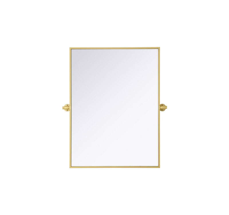 Elegant Lighting MR6H2432BRA Mirror, Brass