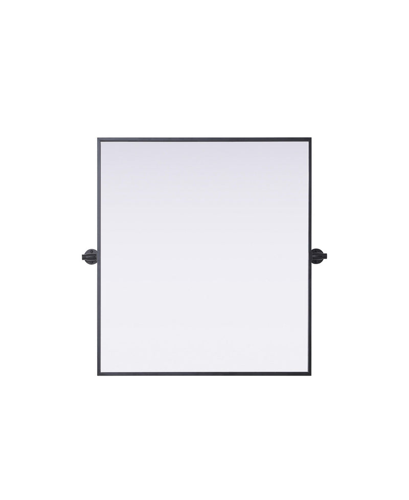Elegant Lighting MR6H2730BLK Mirror, Black