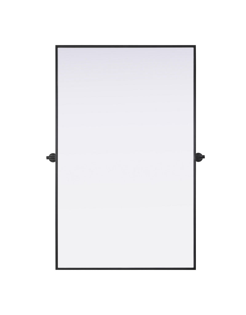 Elegant Lighting MR6H4830BLK Mirror, Black