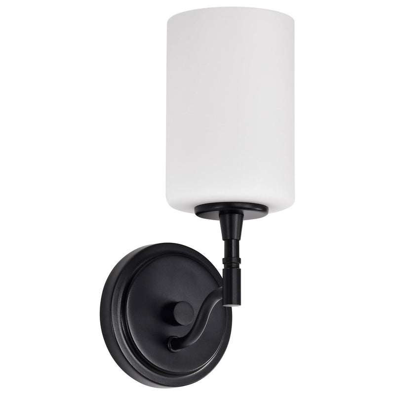 Nuvo Lighting 60-8211 One Light Vanity, Matte Black